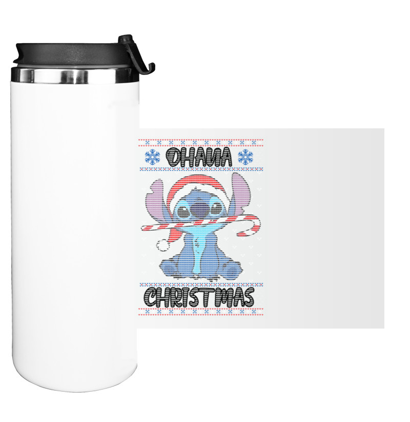 Water Bottle on Tumbler - Stitch Christmas - Mfest