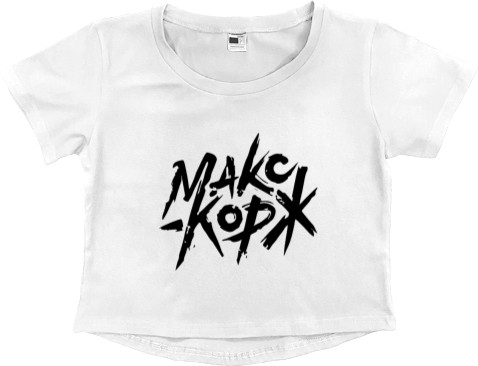 Women's Cropped Premium T-Shirt - Max Korzh 02 - Mfest