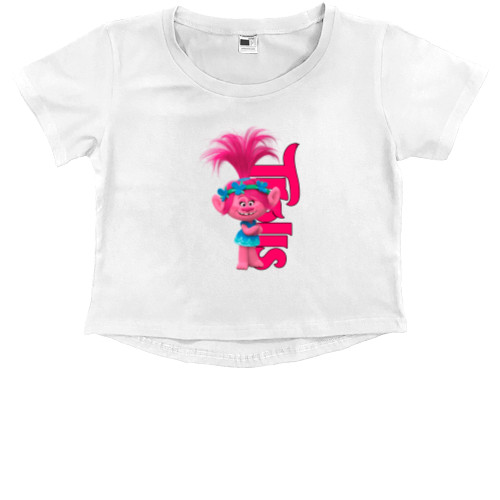 Kids' Premium Cropped T-Shirt - Trolls (3) - Mfest