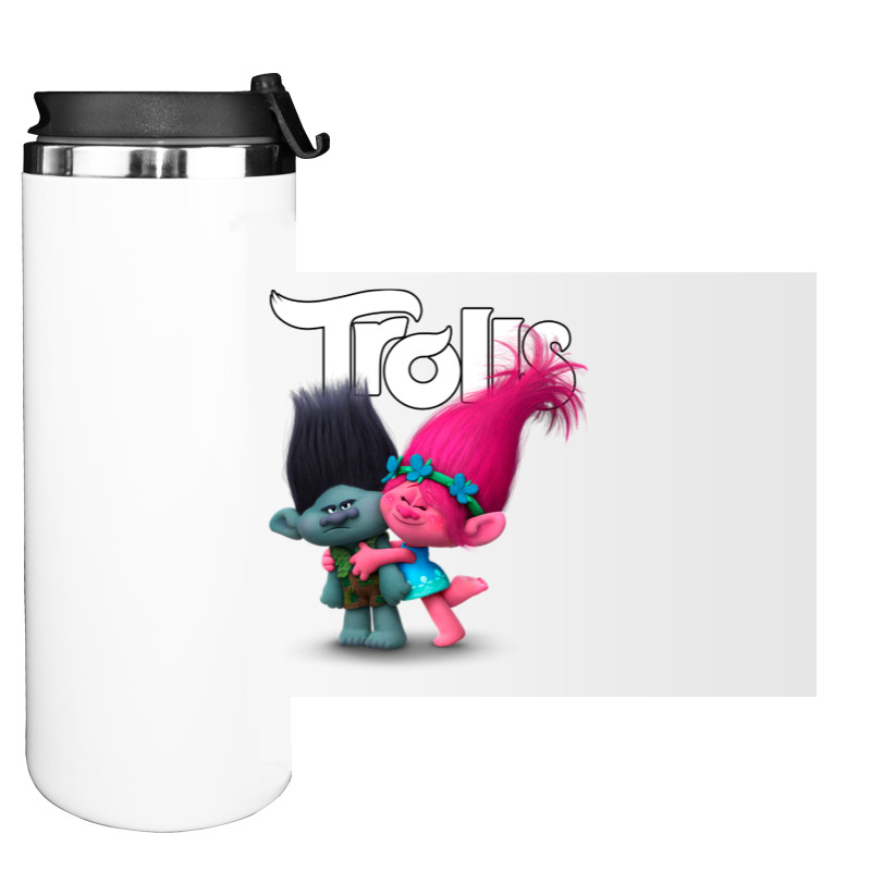 Water Bottle on Tumbler - Trolls (1) - Mfest