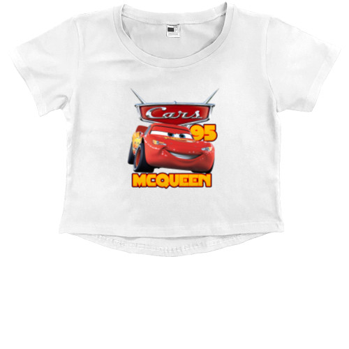 Kids' Premium Cropped T-Shirt - CARS [6] - Mfest