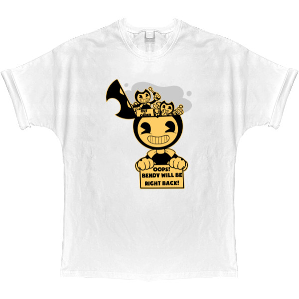 T-shirt Oversize - BENDY AND THE INK MACHINE 57 - Mfest