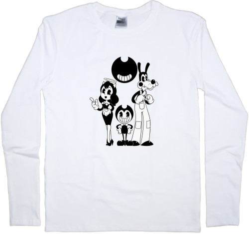 Men's Longsleeve Shirt - BENDY AND THE INK MACHINE 54 - Mfest