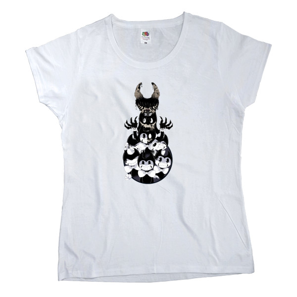 Women's T-shirt Fruit of the loom - BENDY AND THE INK MACHINE 50 - Mfest