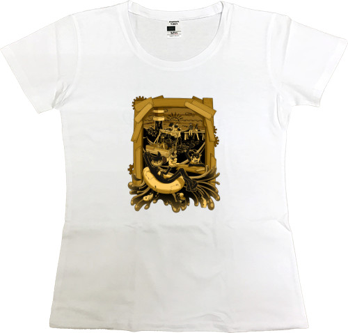 Women's Premium T-Shirt - BENDY AND THE INK MACHINE 46 - Mfest