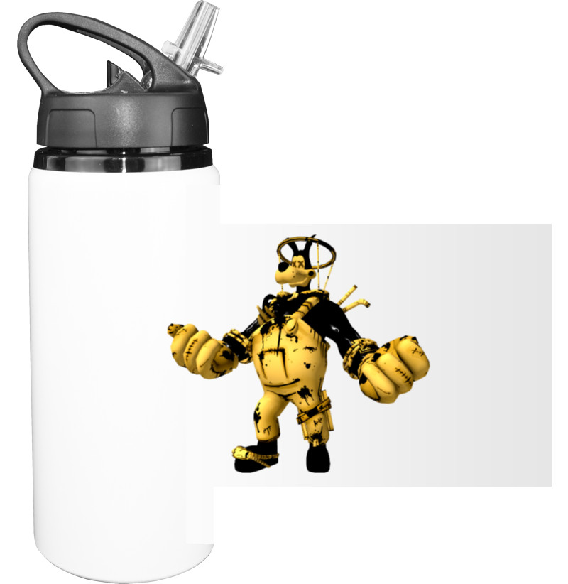 Sport Water Bottle - BENDY AND THE INK MACHINE 44 - Mfest