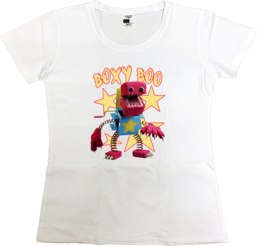 Women's Premium T-Shirt - Boxy Boo (Project Playtime) 1 - Mfest