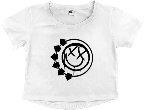 Women's Cropped Premium T-Shirt - Blink-182 [5] - Mfest