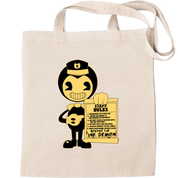 Tote Bag - BENDY AND THE INK MACHINE 63 - Mfest