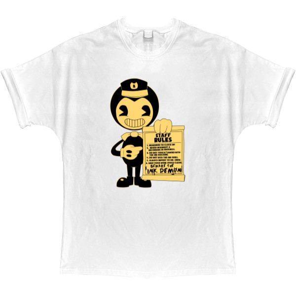 T-shirt Oversize - BENDY AND THE INK MACHINE 63 - Mfest