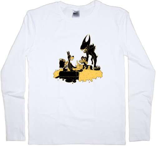 Men's Longsleeve Shirt - BENDY AND THE INK MACHINE 61 - Mfest