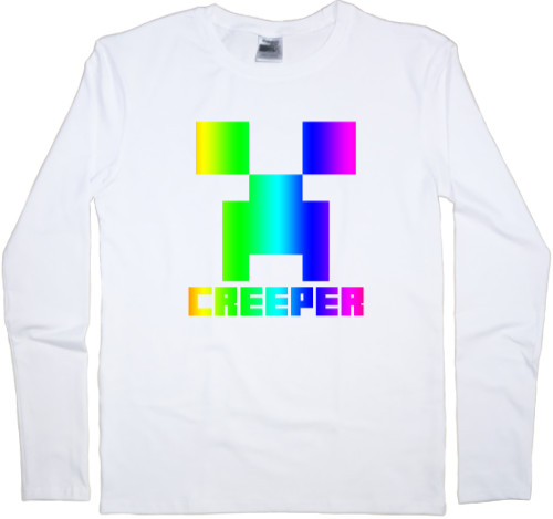 Kids' Longsleeve Shirt - CREEPER - Mfest