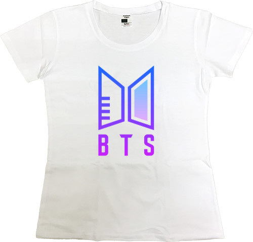 Women's Premium T-Shirt - BTS [GRADIENT 4] - Mfest