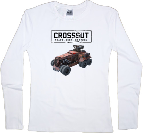 Футболка з Довгим Рукавом Жіноча - CROSSOUT [1] - Mfest