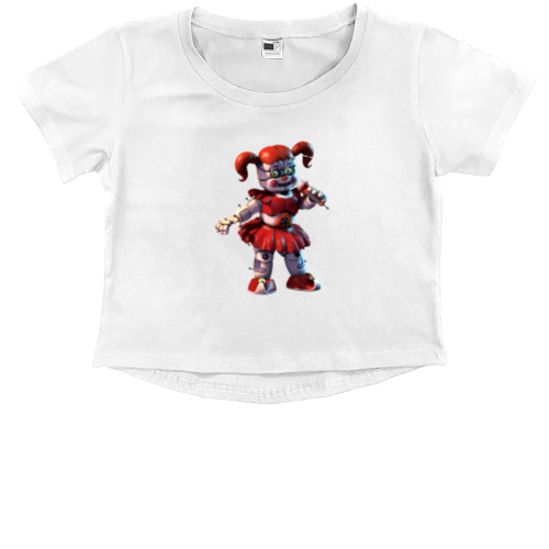 Kids' Premium Cropped T-Shirt - FNAF [47] - Mfest