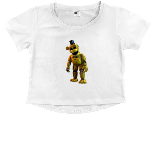 Kids' Premium Cropped T-Shirt - FNAF [44] - Mfest