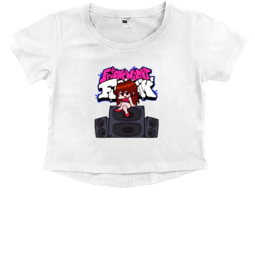 Kids' Premium Cropped T-Shirt - FRIDAY NIGHT FUNKIN' [5] - Mfest