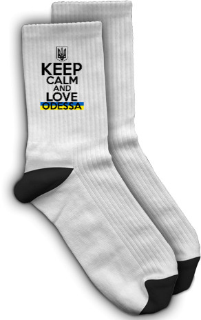 Socks - keep calm odessa - Mfest