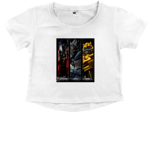 Kids' Premium Cropped T-Shirt - Transformers 18 - Mfest