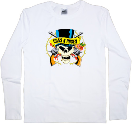 Kids' Longsleeve Shirt - Guns n roses logo - Mfest