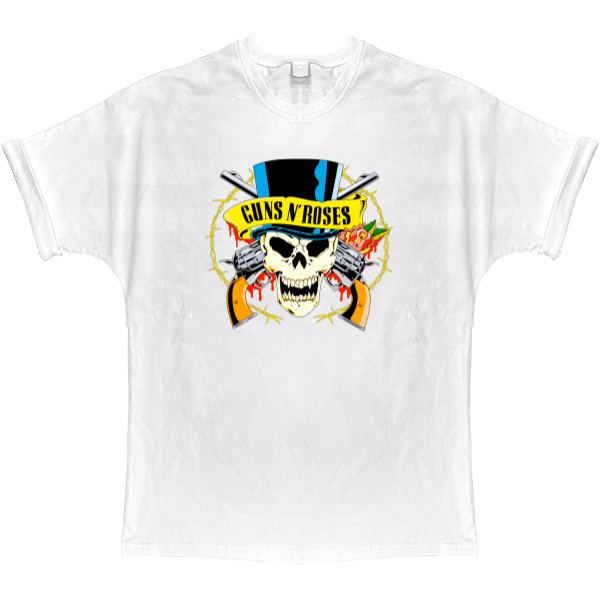 T-shirt Oversize - Guns n roses logo - Mfest