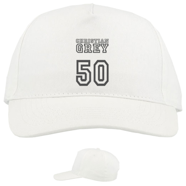 Baseball Caps - 5 panel - Christian Gray 50 - Mfest