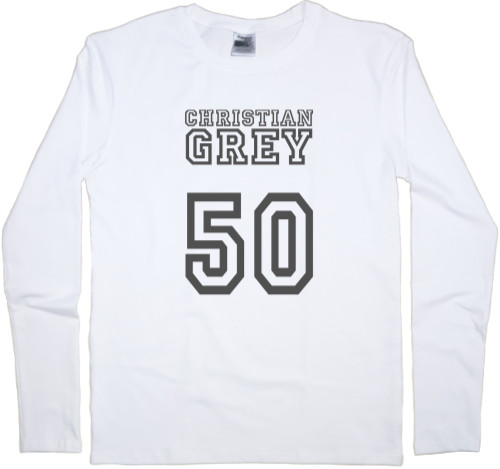 Men's Longsleeve Shirt - Christian Gray 50 - Mfest