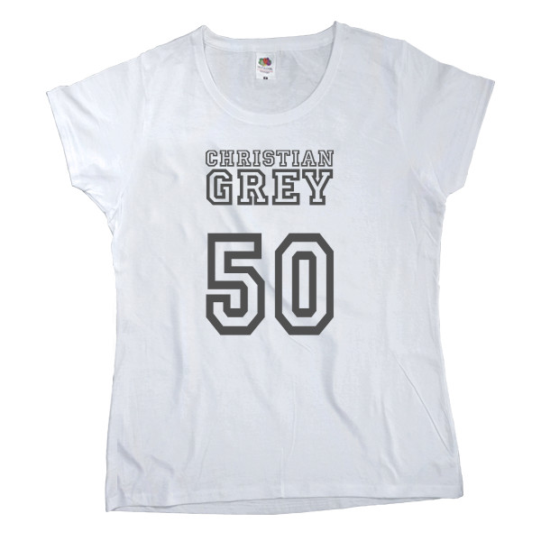 Women's T-shirt Fruit of the loom - Christian Gray 50 - Mfest