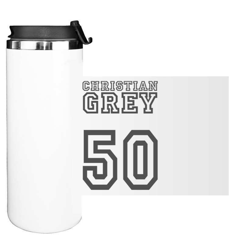 Water Bottle on Tumbler - Christian Gray 50 - Mfest