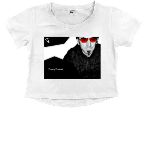 Kids' Premium Cropped T-Shirt - Benny Benassi-2 - Mfest