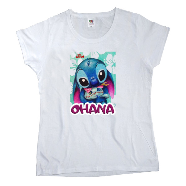 Women's T-shirt Fruit of the loom - Lilo and Stitch 2 - Mfest