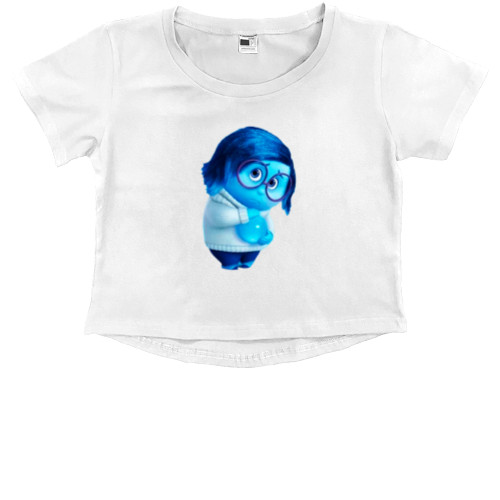 Kids' Premium Cropped T-Shirt - Puzzle Sadness 4 - Mfest