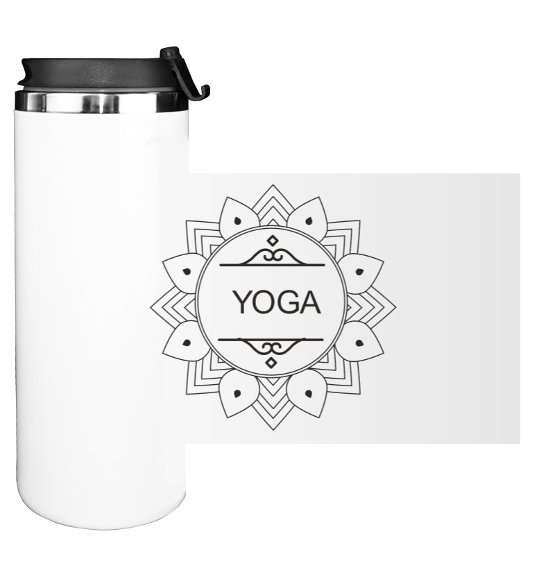 Water Bottle on Tumbler - Yoga - Mfest