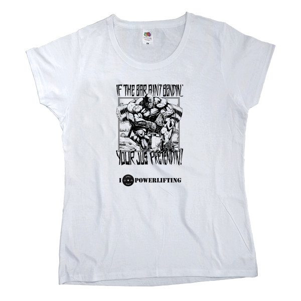 Women's T-shirt Fruit of the loom - Powerlifting - Mfest