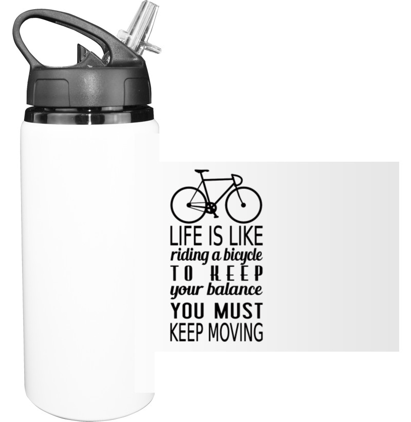 Sport Water Bottle - Life is good - Mfest