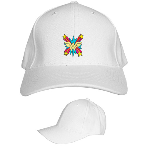 Kids' Baseball Cap 6-panel - Wonder Woman лого 5 - Mfest