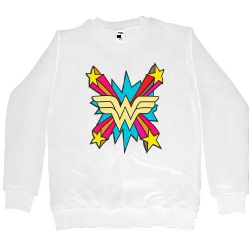 Men’s Premium Sweatshirt - Wonder Woman лого 5 - Mfest