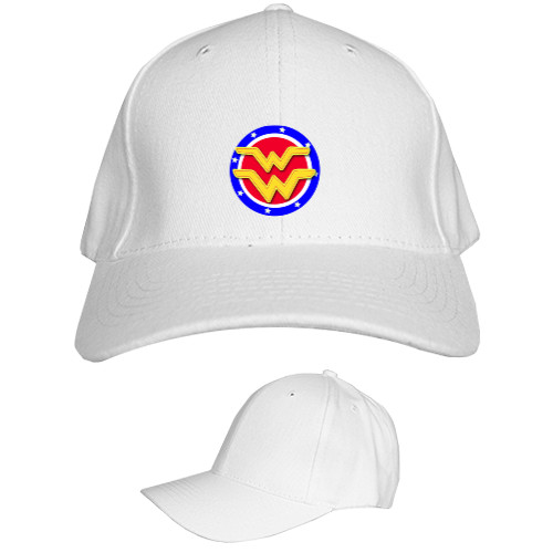 Kids' Baseball Cap 6-panel - Wonder Woman лого 2 - Mfest