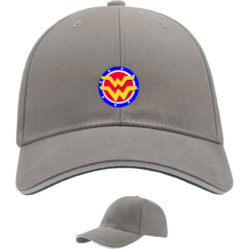 Sandwich Baseball Cap - Wonder Woman лого 2 - Mfest