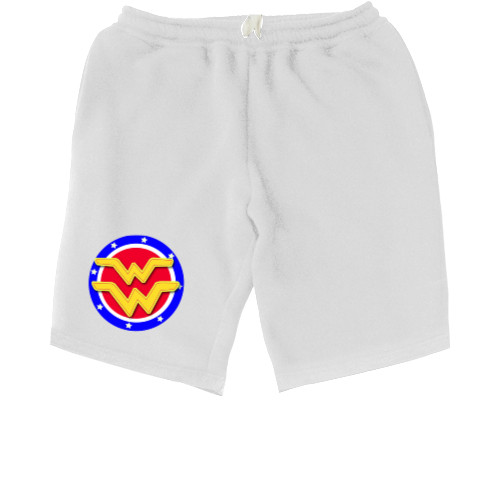 Men's Shorts - Wonder Woman лого 2 - Mfest