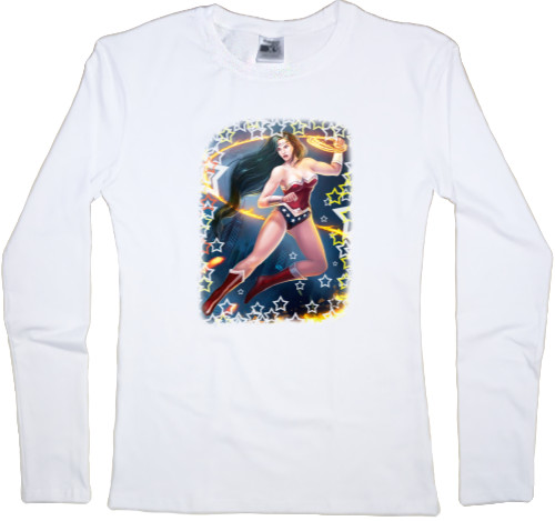 Women's Longsleeve Shirt - Wonder Woman 9 - Mfest