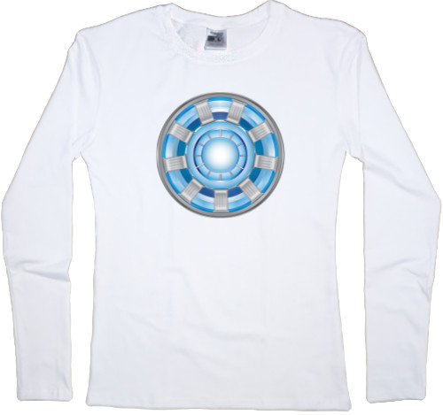 Women's Longsleeve Shirt - Сердце Iron man 1 - Mfest