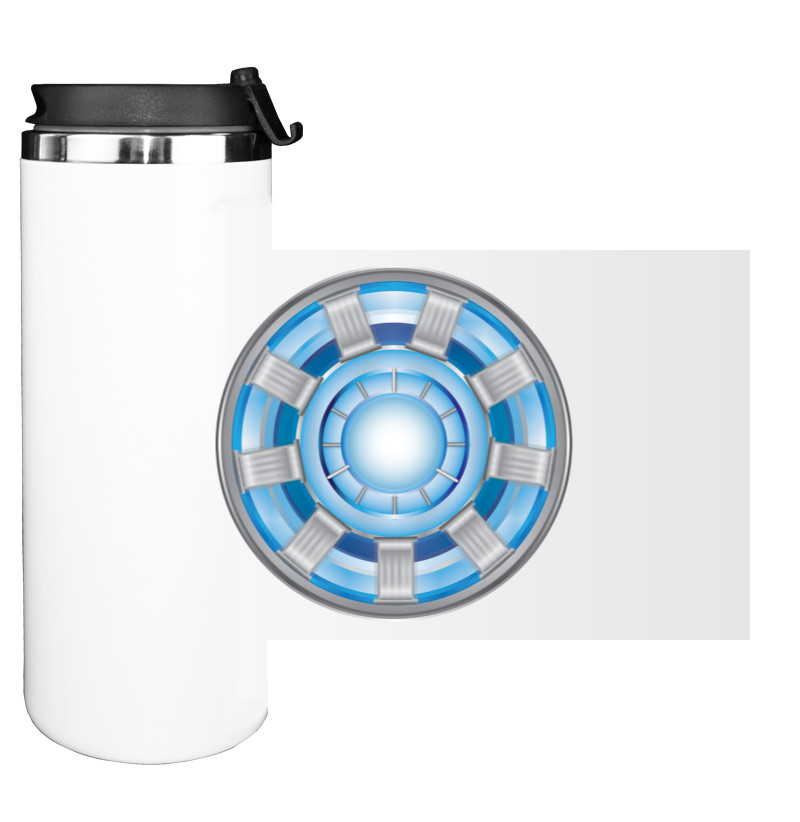 Water Bottle on Tumbler - Сердце Iron man 1 - Mfest