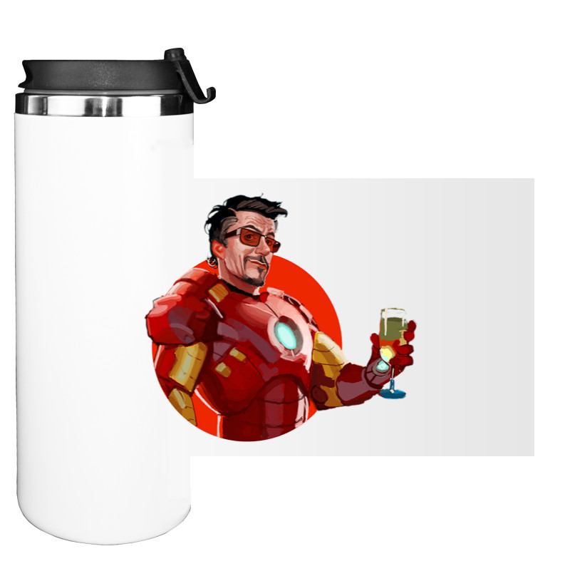 Water Bottle on Tumbler - Iron Man 11 - Mfest