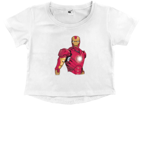 Kids' Premium Cropped T-Shirt - Iron Man 6 - Mfest