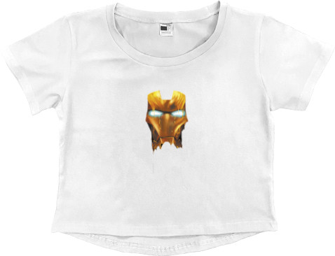 Women's Cropped Premium T-Shirt - Iron Man 4 - Mfest