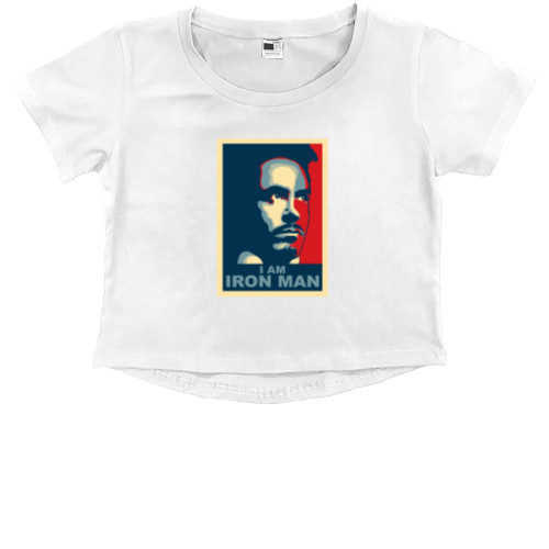 Kids' Premium Cropped T-Shirt - Iron Man 3 - Mfest