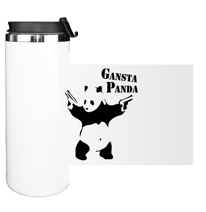 Water Bottle on Tumbler - панда - Mfest