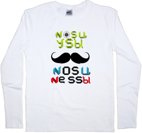 Men's Longsleeve Shirt - Носи усы - Mfest