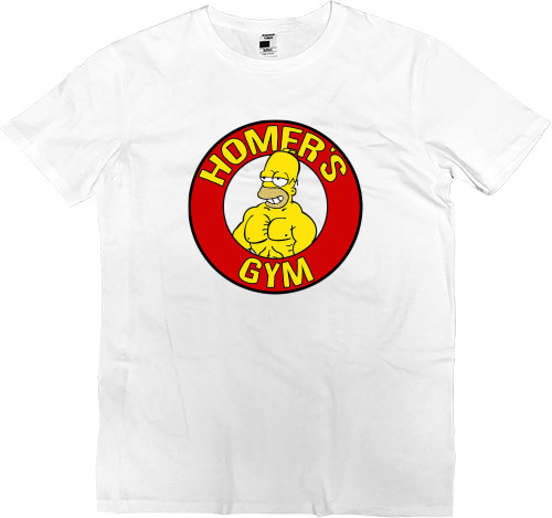 Men’s Premium T-Shirt - Homer Gym - Mfest